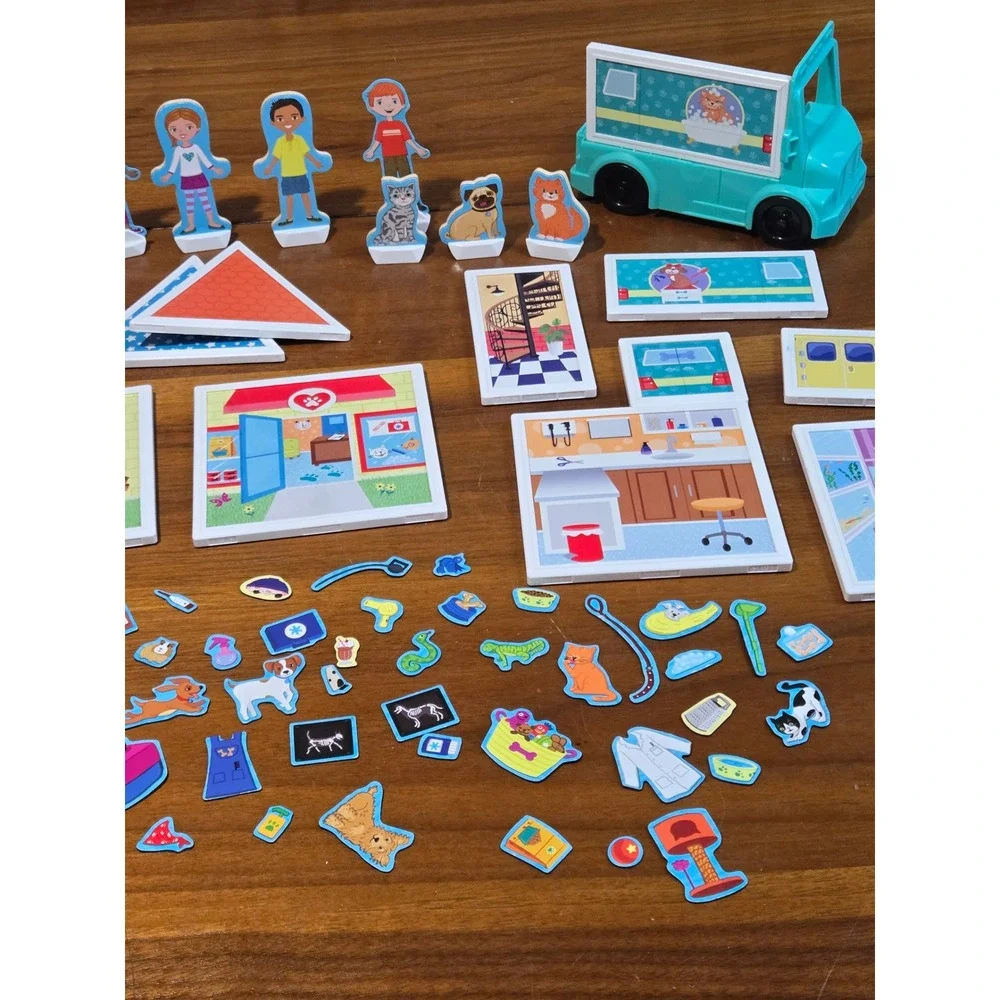 Melissa & Doug Magnetivity Pet Center Magnetic Building Play Set 95 Pieces 30651